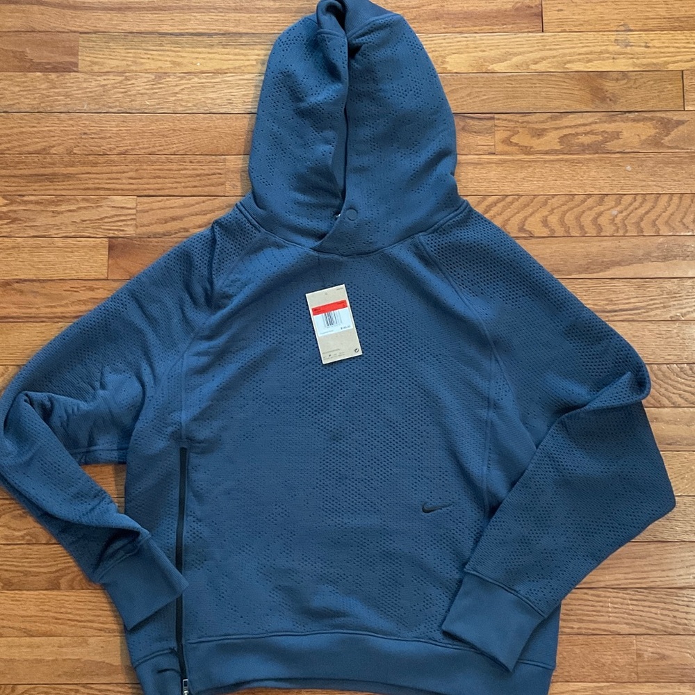 Nike Men's Perforated Navy Hoodie